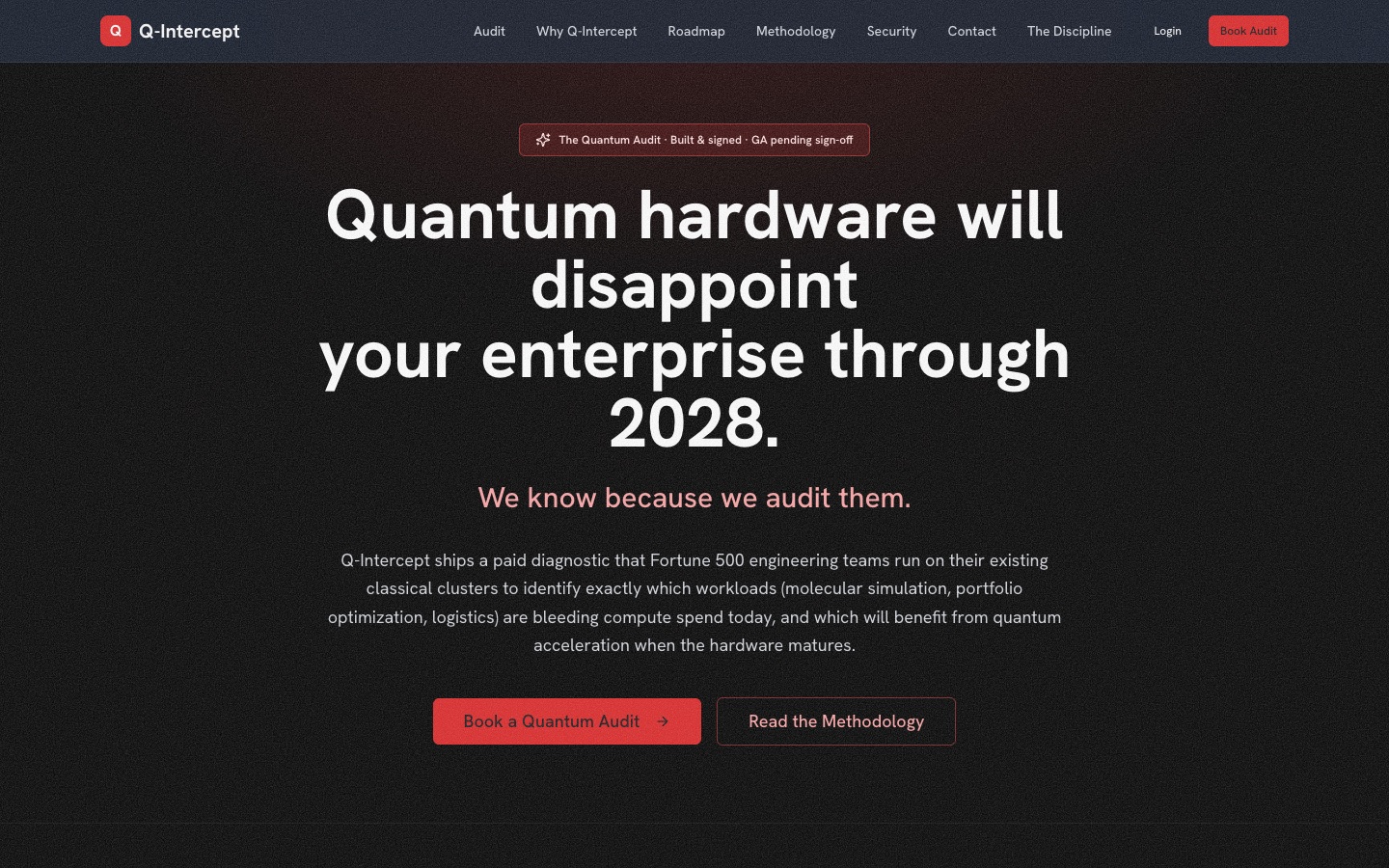 Q-Intercept website