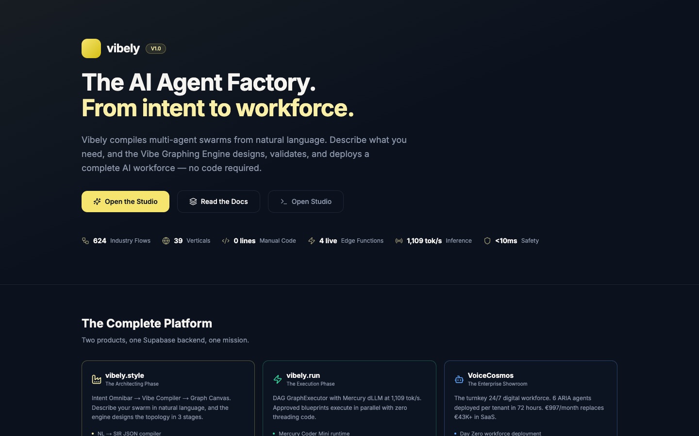 Vibely website